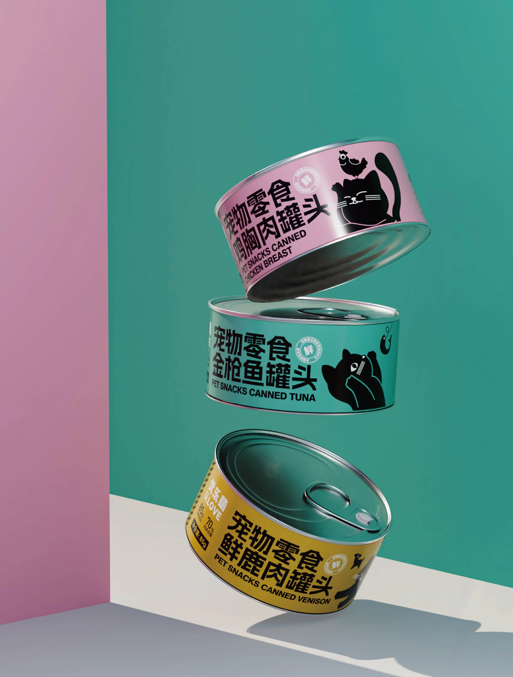 优乐萌 · 猫粮包装系列展示